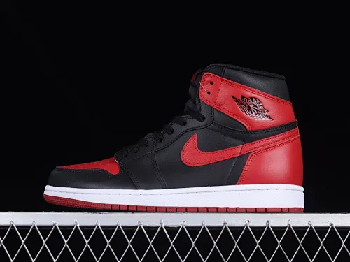 All categories Air Jordan Jordan series basketball shoes Air Jordan 1 High Air Jordan 1 Retro High OG Banned AJ1 banned Joe 1 black and red high-top basketball shoes 555088-001